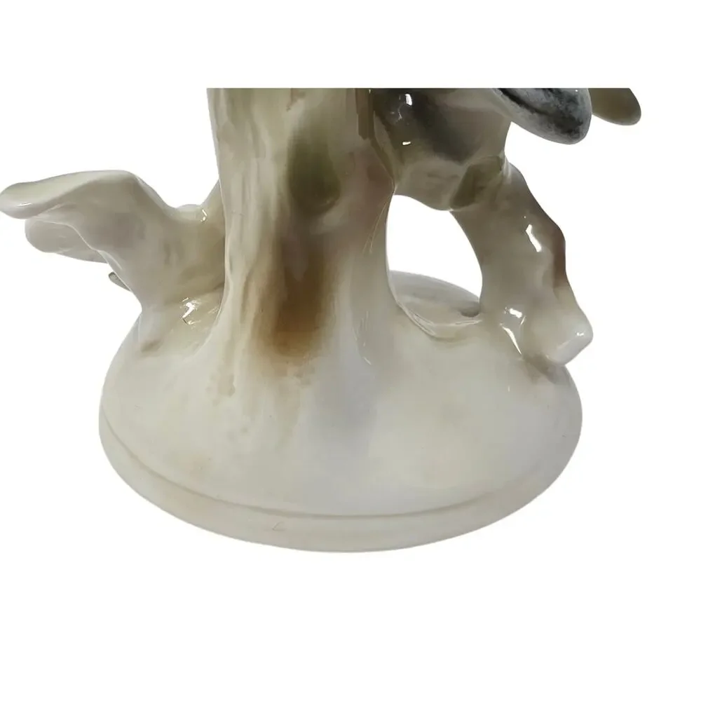 Carl Scheidig Gräfenthal Porcelain Bird Pair Figurine Germany 6 Inch